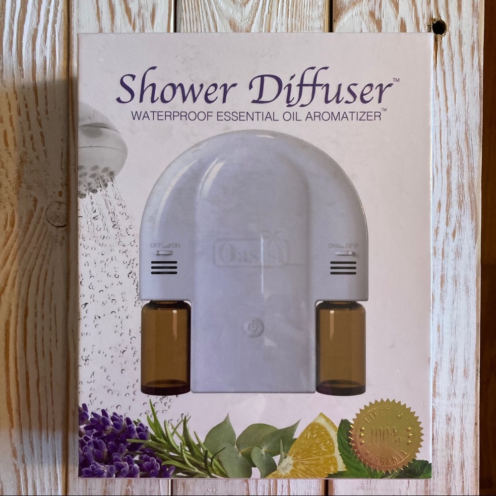 Essential oils shower diffuser